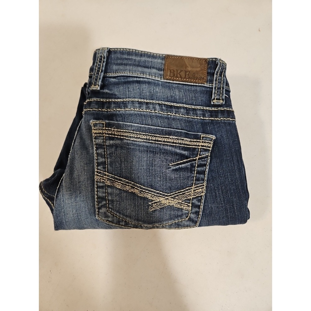 BKE Denim Dakota Cropped Jeans Womens 27 Capri Jean Measures‎ 34X23 (1628